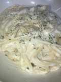 Pasta con Salsa Alfredo