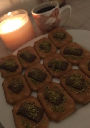صورة لوصفة بسكويت مالح حلو👍