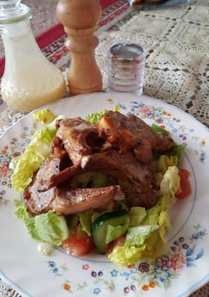 عکسی از دستور دنده کباب به روش خودم