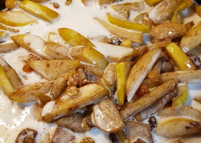 Resep Apel Pear Goreng Siram Santan 😋😋 yang Bikin Ngiler