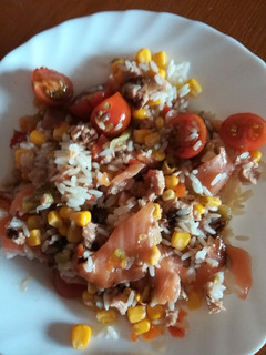 Una foto de Ensalada de arroz