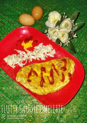 Foto resep Fluffy Sauffle Omelette