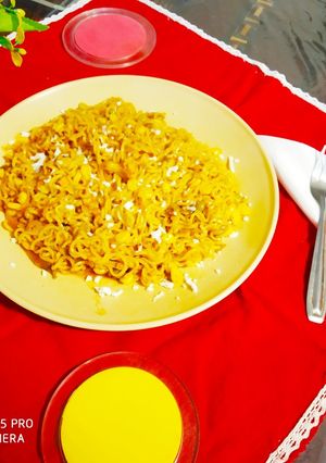 A picture of Maggi and yippee noodles.