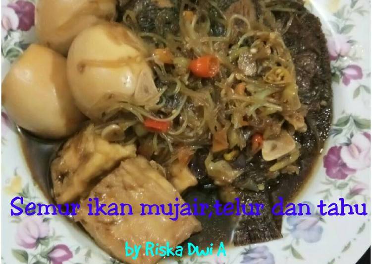 Langkah Mudah untuk meracik Semur ikan mujair,telur dan tahu, Sempurna