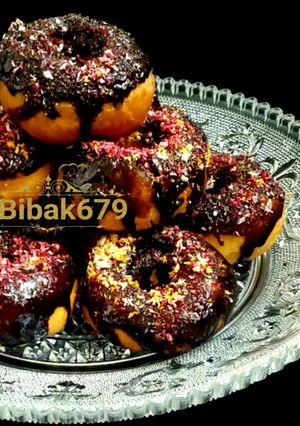 عکسی از دستور دونات بدون خمیرمایه اسماپز