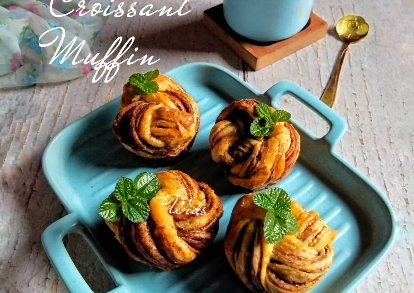 Resep Cinamon Cruffin Aka Croissant Muffin, Enak