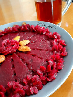 عکسی از دستور حلوای لبو