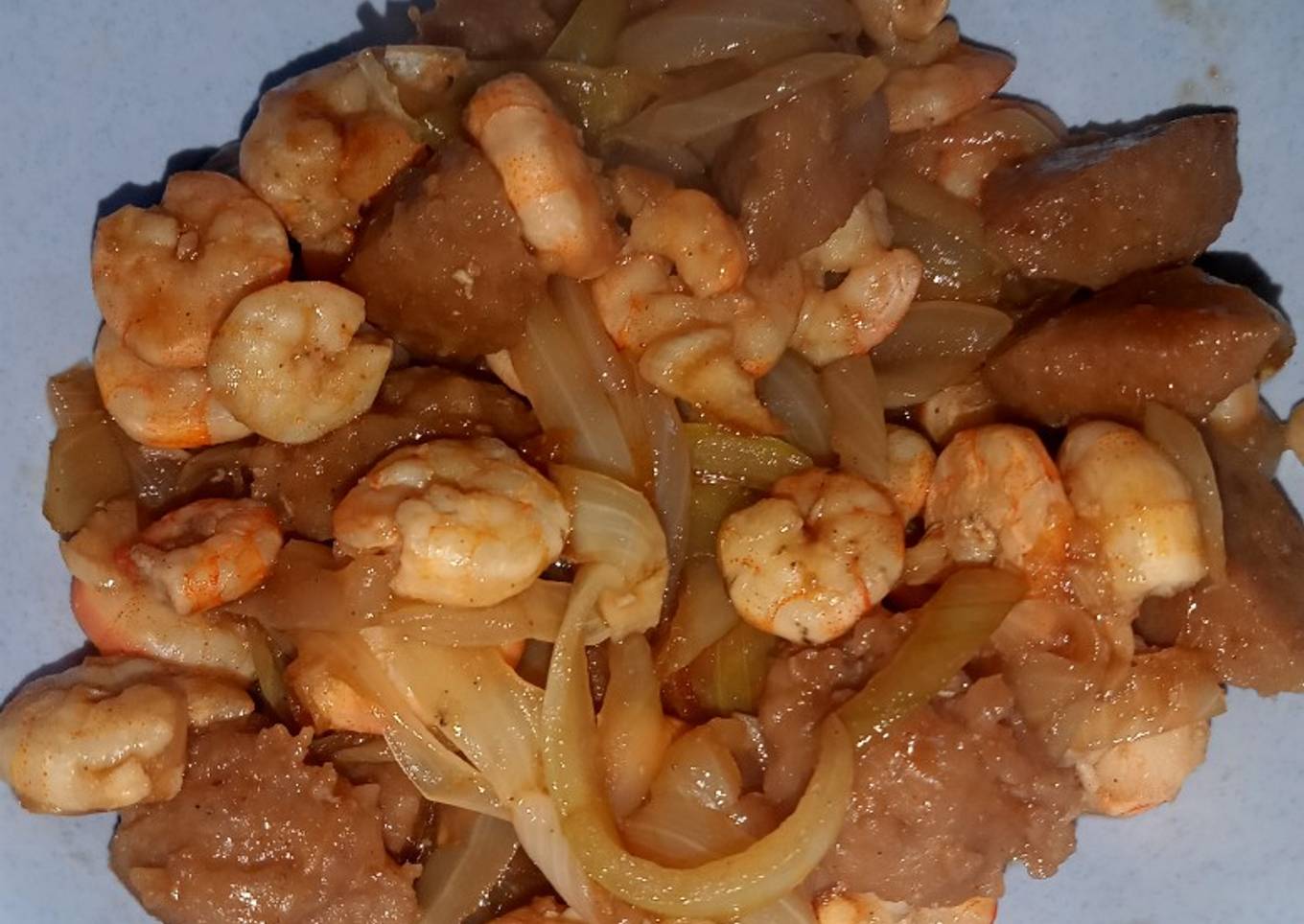 Udang Bakso Saus Tiram