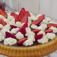 Crostata morbida con crema al cioccolato🍫 Bimby,panna e fragole 🍓