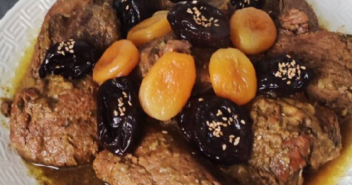 Tajine de viande aux pruneaux de Zahira Belkas Cookpad