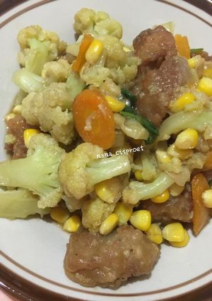 Foto resep Tumis brokoli daging ayam
