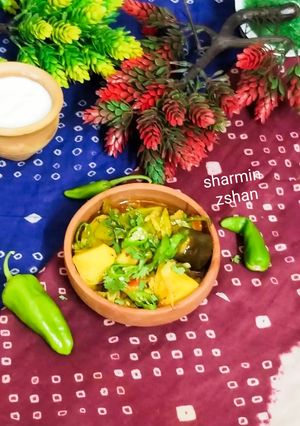 A picture of Mix Veggie masala.