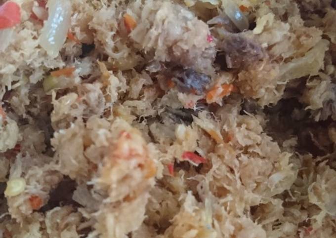 Standar Resep memasak Sambal Makarel Asap yang spesial