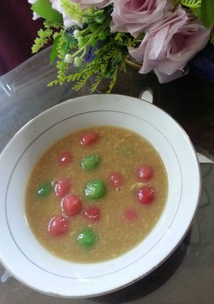 Foto resep Bubur hintalu karuang rainbow