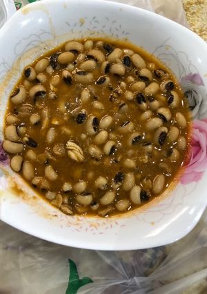 صورة لوصفة مرق لوبيا بصدور الدجاج