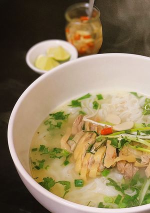 Hình của món Phở gà.