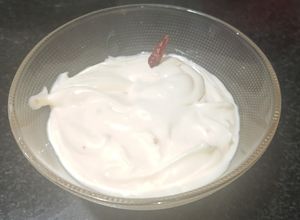 Una foto de Mayonesa casera Picante