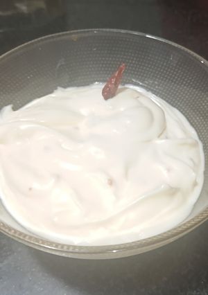 Una foto de Mayonesa casera Picante
