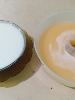 Foto resep Puding nutrijel jeruk + vla susu