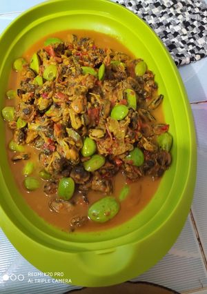 Foto resep Kerang hijau Pete bumbu super pedas