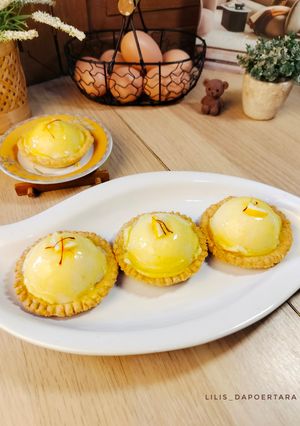 Foto resep Lemon Saffron Mousse Tart