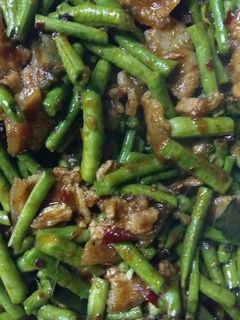 รูปของ ผัดพริกขิงหมูถั่วฝักยาว