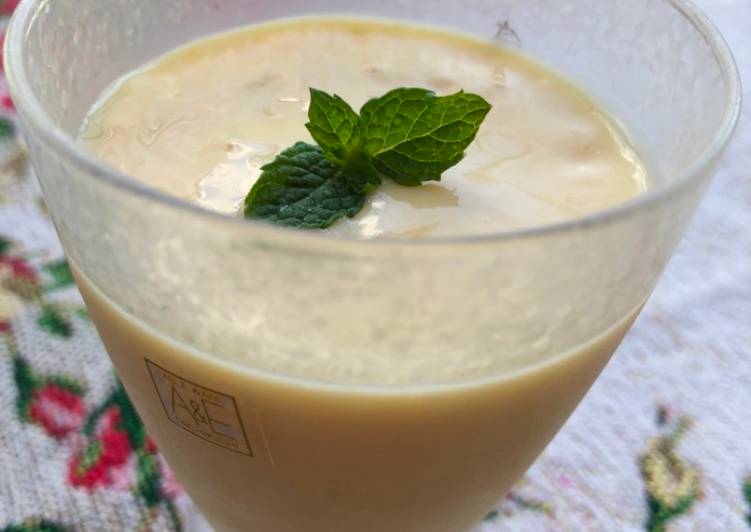 Recipe of Quick Milk Mango Smoothie