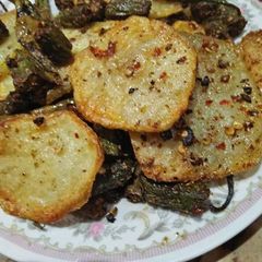 A picture of Crispy sabzi.