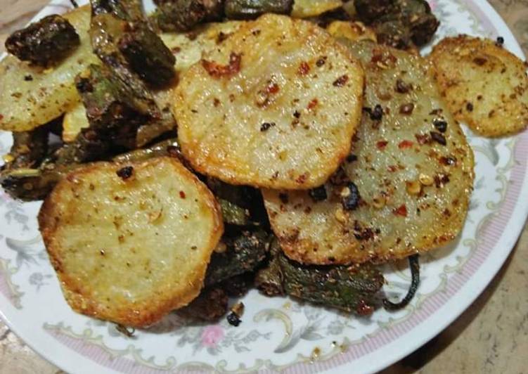 Crispy sabzi