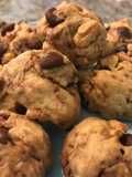 Galletas con chispas de chocolates y nueces