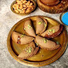 A picture of Baked Ragi Gujiya.