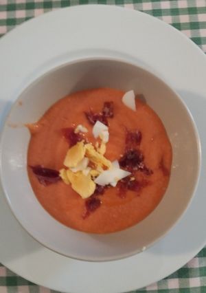 Una foto de Salmorejo