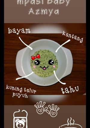 Foto resep Mpasi 6m. Menu 4 sehat