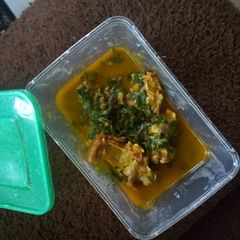 A picture of Oha soup.