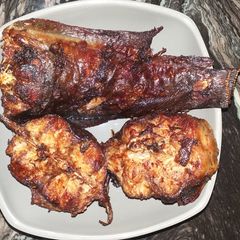 A picture of Fried cat fish.