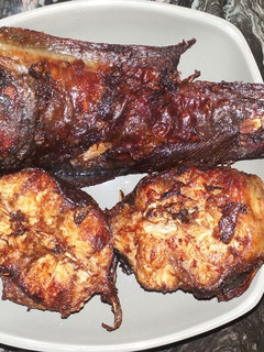A picture of Fried cat fish.