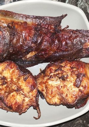 A picture of Fried cat fish.