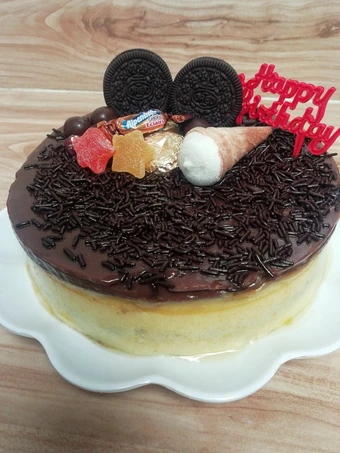 Cara Mudah Membuat Resep Puding ulang tahun /puding lapis bolu yang Lezat Anti Ribet, Menggugah Selera