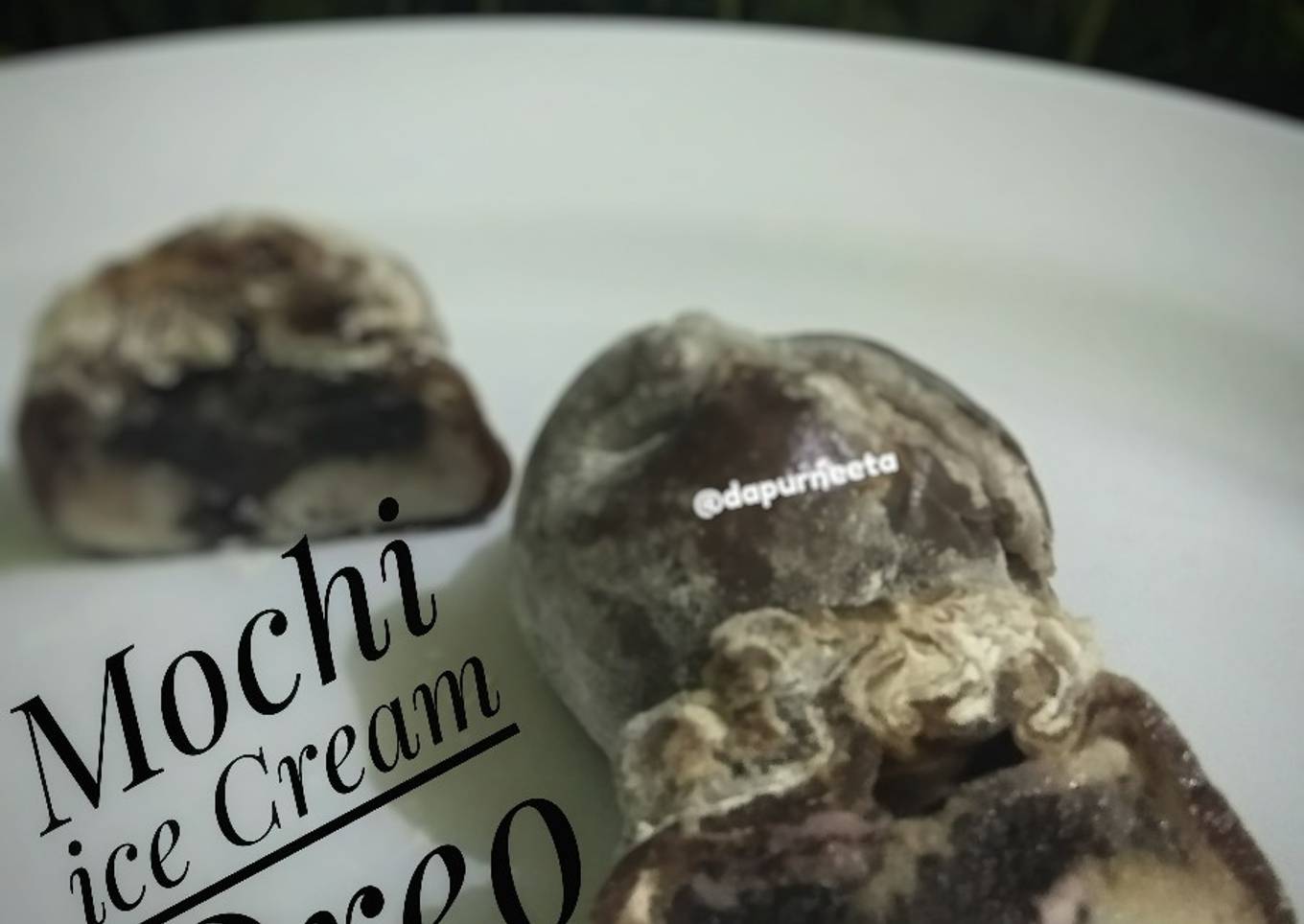 Resep Mochi ice Cream oreo