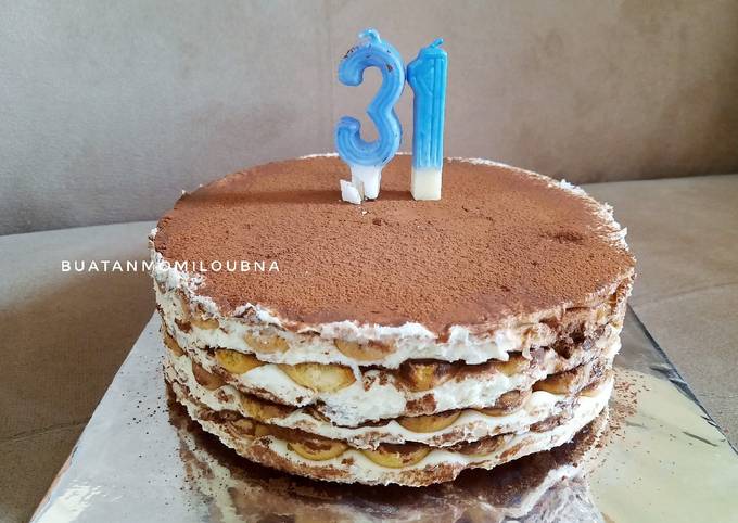 Resep Tiramisu no bake simple anti gagal oleh momiloubna - Cookpad