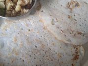 A picture of falahari sabudana dosa