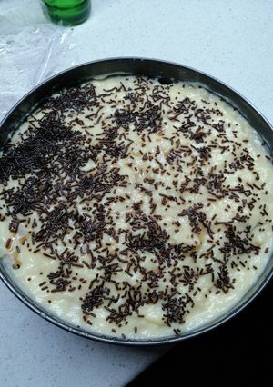 O poză a rețetei Tort de mere cu cremă de vanilie.