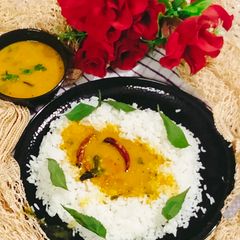 A picture of VARAN BHAT 😋😋 Maharashtraian Dal.