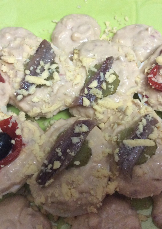 Una foto de Huevos rellenos