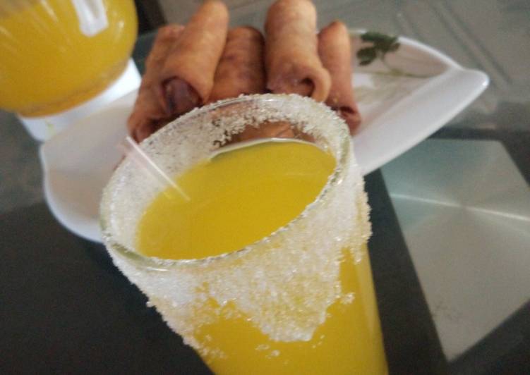 Recipe of Quick Pineapple and ginger drink