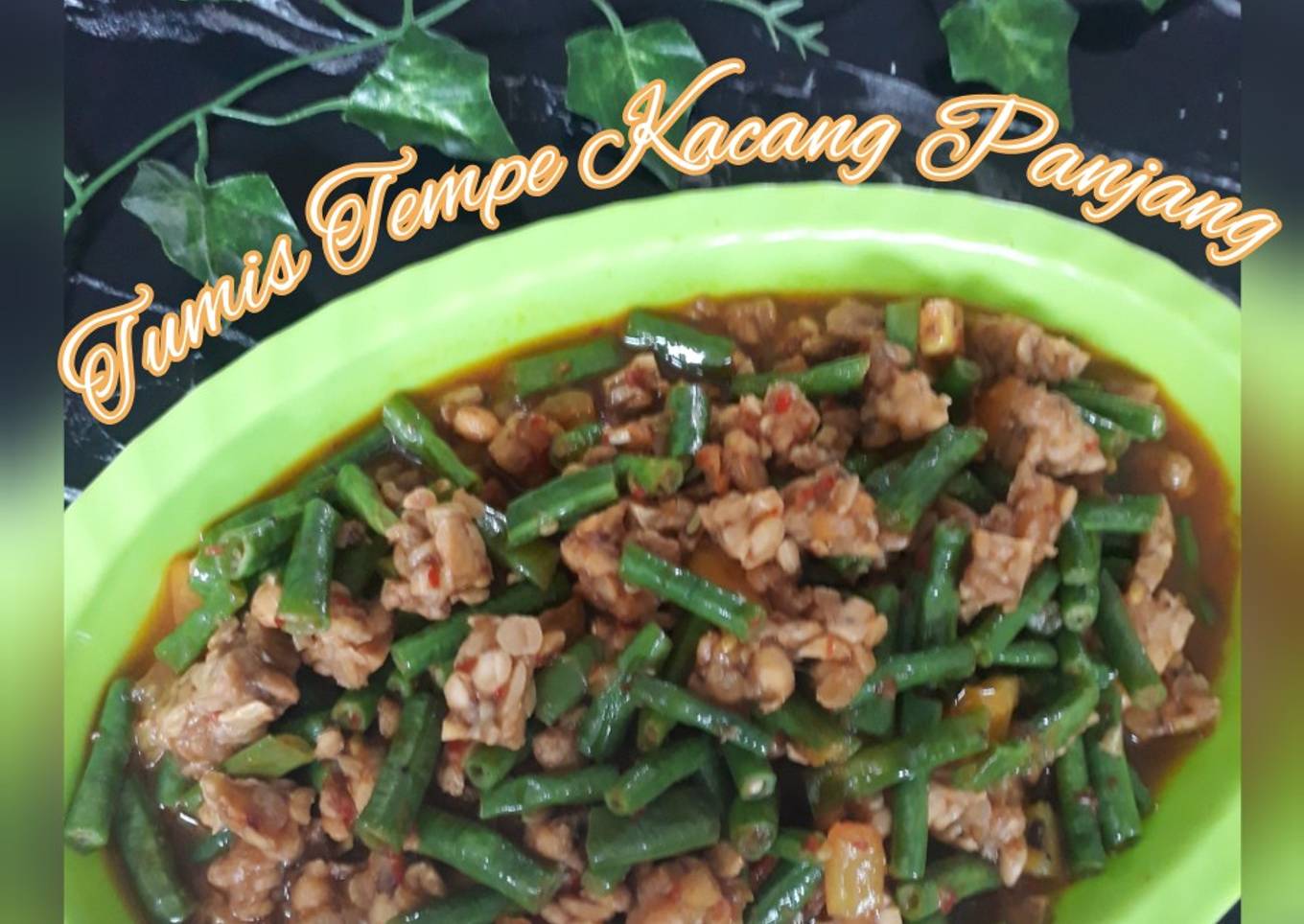 Tumis Tempe Kacang Panjang