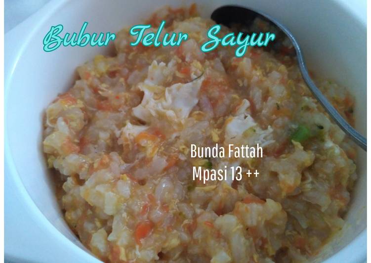 34. Bubur Telur Sayur 🍛