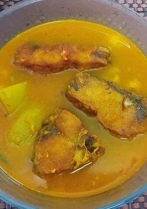 কাতলা মাছের সব্জি ঝোল (katla macher sabji jhol recipe in Bengali) রেসিপির প্রধান ছবি