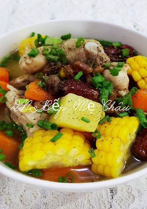 Hình của món Canh soup hầm gà.