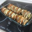 Berenjena, calabacín y tomate con parmesano al horno